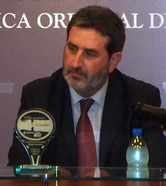 Luis Gama Director Nacional de Lotería Uruguaya y Presidente de CIBELAE