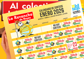 CALENDARIO DE SORTEOS ENERO 2026