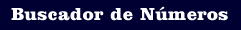 Buscador de Números de Lotería