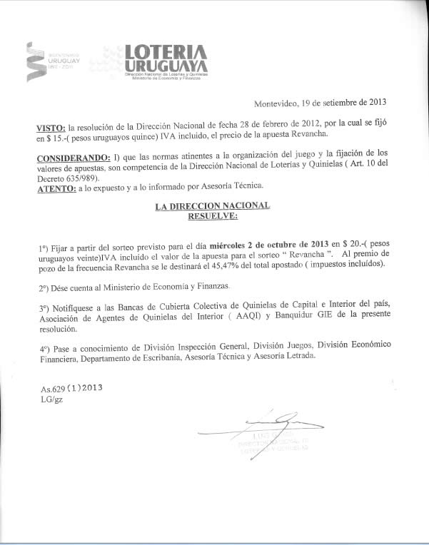 Supension Sorteos