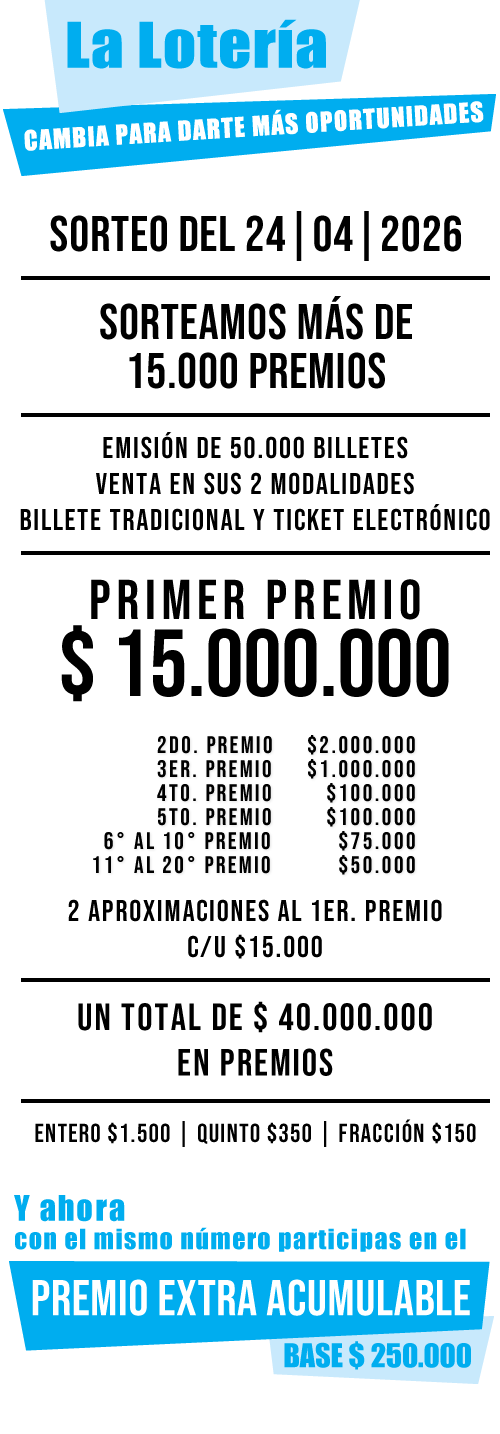 Programa de Premios  El Gordo 2025